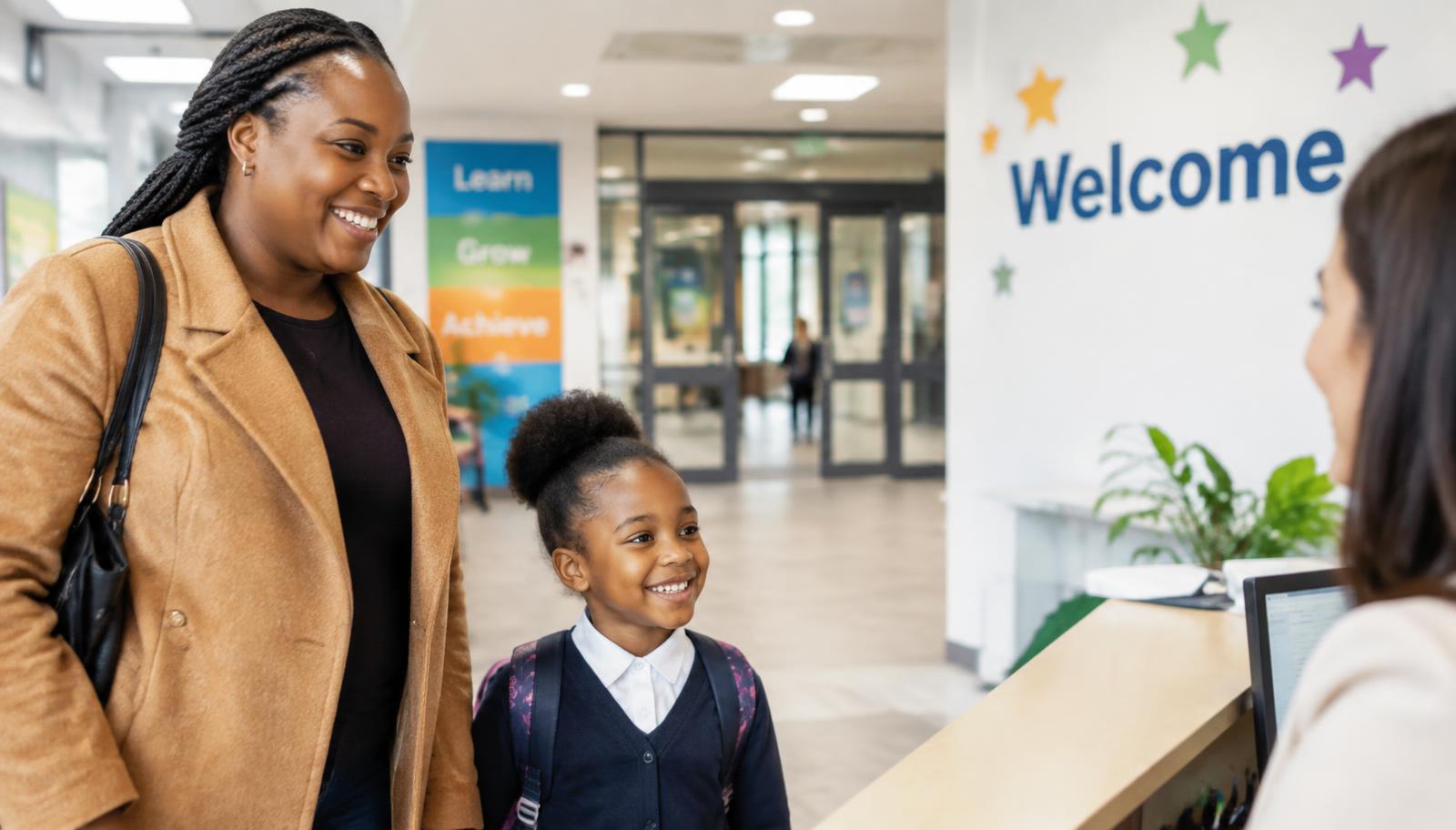 Parent and child welcomed at reception
